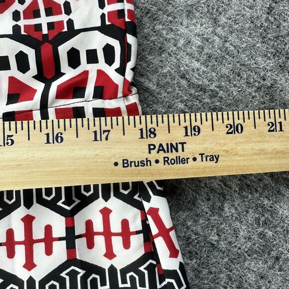 Calvin Klein Dress Womens 6 Drawstring Adjustable Waist Shirt Dress Geometric - Picture 11 of 11